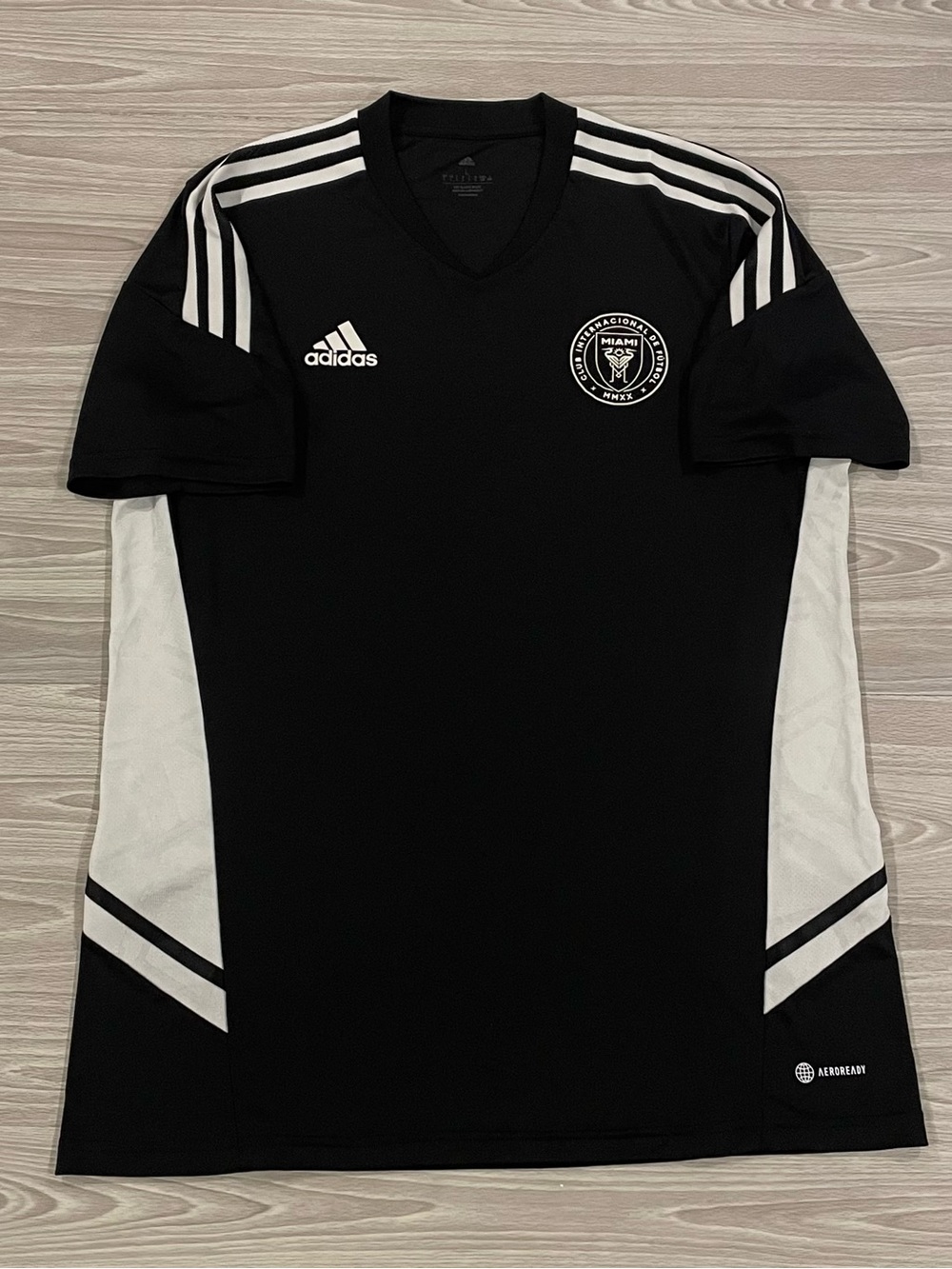 Adidas 2022/23 Inter Miami Football Soccer Jersey H21254 Black Men’s Size Large